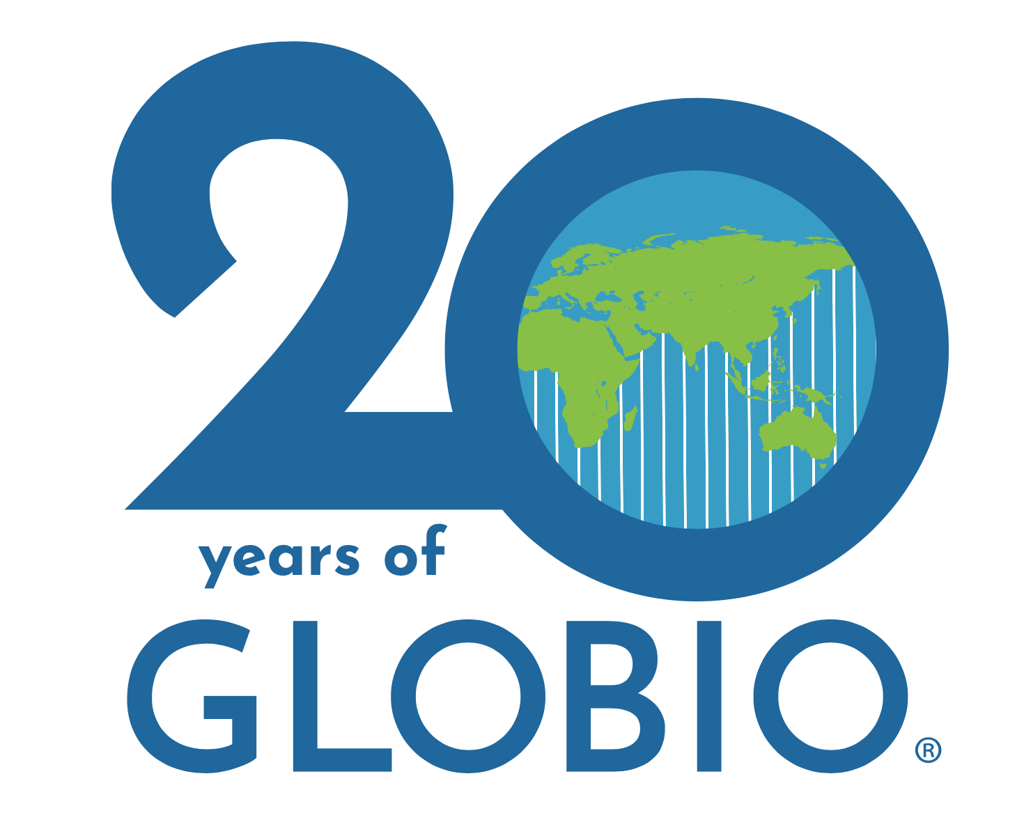 20 Years of GLOBIO Logo