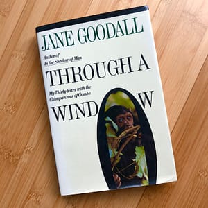 Jane Goodall book Through A Window
