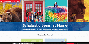 Scholastic website screenshot